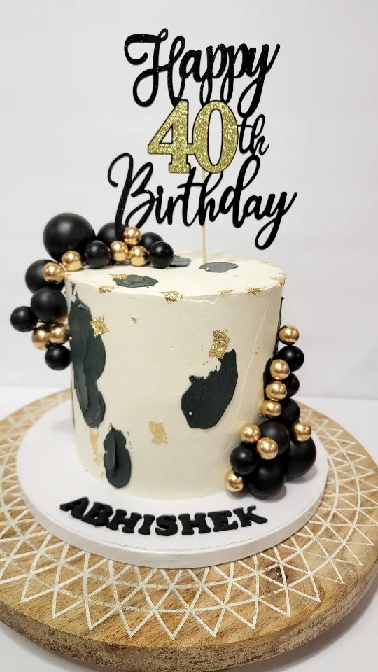 A celebration of 40 beautiful years, wrapped in layers of rich chocolate and elegance. Decadent ganache for filling, timeless black, white, and gold outside ✨🎂 
.
.
.
.
.
.
.
.
.
.
#chocolatecake #40thBirthday #smallbusiness #ZnLbakes #cake #cakedecorating #bakinglove #instacake #cakestagram #cakesofinstagram #cakeoftheday #cakelover #cakedesign #cakegram #instacakes #homebaker #igers #igersUSA #igersnewengland #igersmassachusetts #igersMA #igerswestford #westfordMA #westfordMAbaker #NewEnglands #MA