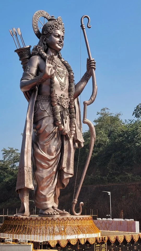 Day 2 in #goa 🌊✨

We drove down to South Goa and explored #betalbatimbeach , #palolembeachgoa , and #canaconabeach —each one more beautiful and serene than the last. South Goa truly has a different kind of calm. Next time I visit, I’m definitely staying at a beachside resort and doing absolutely nothing 😌🏖️

We also visited the #partagalimath at Canacona. The vast premises and the stunning temple architecture, adorned with curved wooden details, were mesmerizing. And the 77-ft bronze statue of Ram —simply breathtaking! Every detail, from the hair to the toenails, was impeccable and awe-inspiring 🙏✨

We ended the day with a gorgeous sunset and the magical sight of the Sleeping Buddha at Cabo-de-Rama Beach 🌅💛

A perfect end to a perfect day.